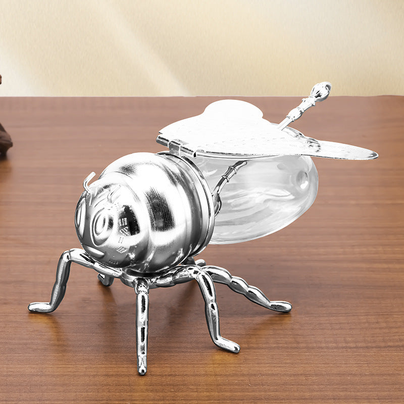 bee shaped honey jar, view 8 - MRSLM