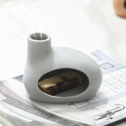 palo santo holder ceramic incense burner, view 3 - MRSLM