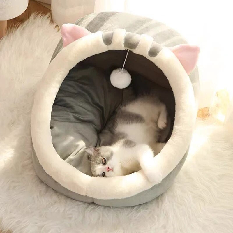 semi-closed cat bed, view 7 - MRSLM