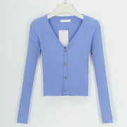 slim fit cardigan sweater for women, view 8 - MRSLM