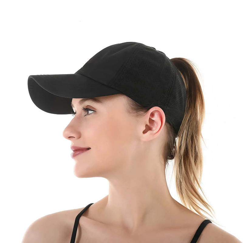summer mesh ponytail baseball cap, view 12 - MRSLM