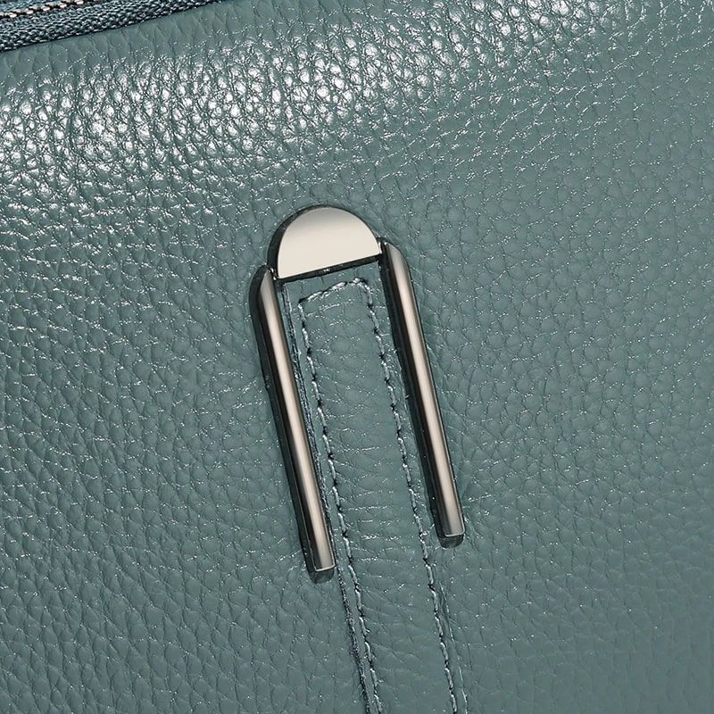 Genuine leather women's handbag, view 11 - MRSLM