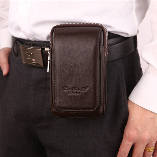 men's leather waist pack - MRSLM