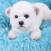 plush dog cushion bed, view 6 - MRSLM