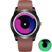 men's whirlpool dial silicone strap watch, view 2 - MRSLM