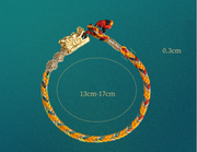 auspicious dragon rope bracelet, view 10 - MRSLM