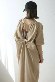 Women's casual long cotton dress, view 11 - MRSLM