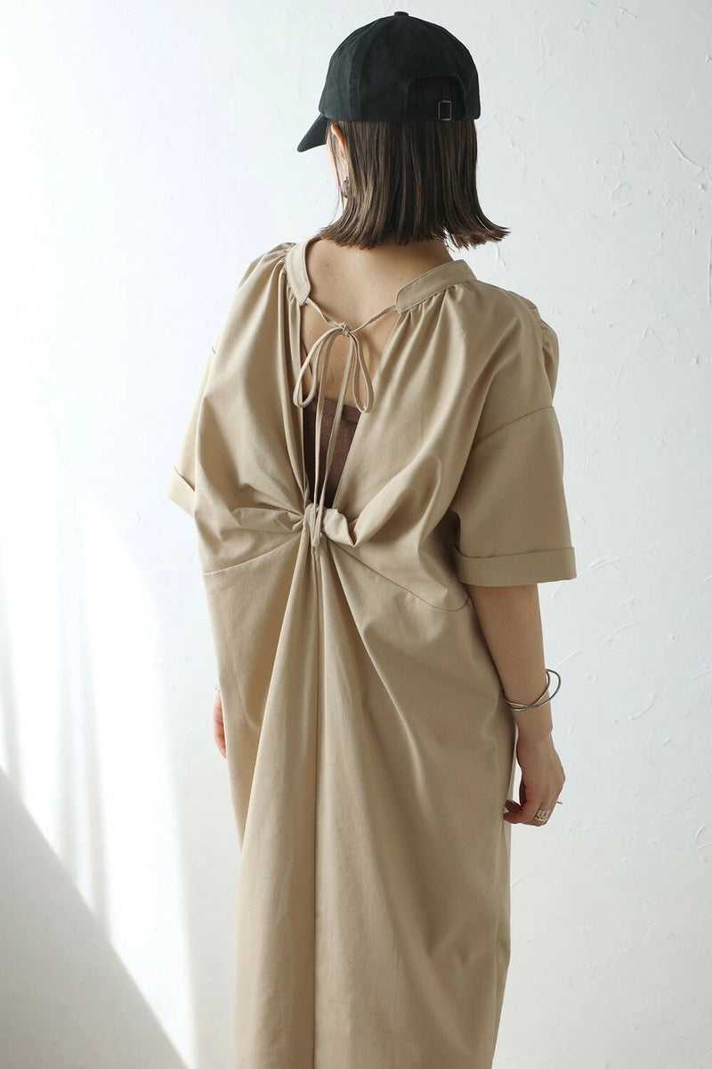 Women's casual long cotton dress, view 11 - MRSLM