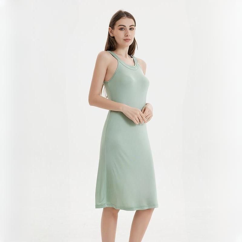silk blend halterneck midi dress - MRSLM