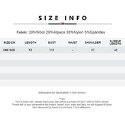 oversize alpaca wool blend pullover, view 12 - MRSLM