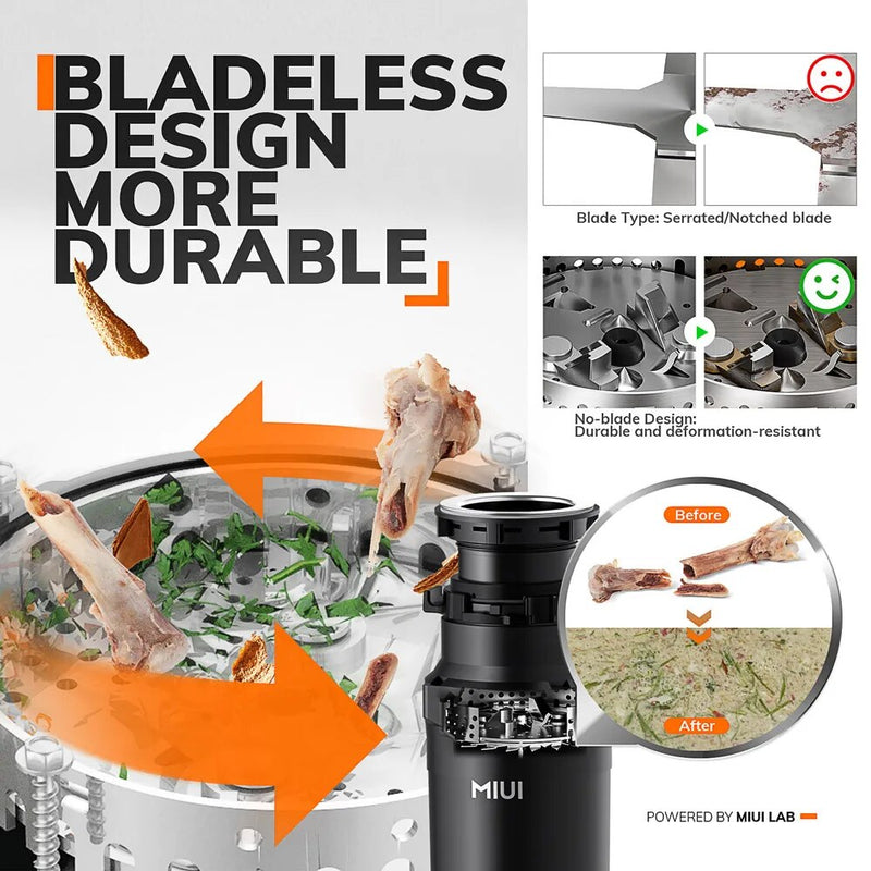 1/2 HP garbage disposal, view 5 - MRSLM