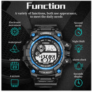 Sports electronic luminous watch, view 4 - MRSLM