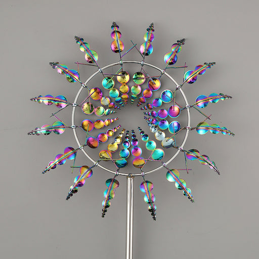 metal garden windmill decoration, view 7 - MRSLM