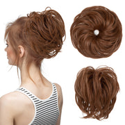 fluffy curly hair bun chignon, view 21 - MRSLM