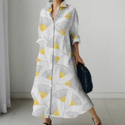 women's loose printed dress, view 4 - MRSLM