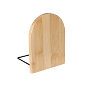 bamboo desktop organizer and bookend, view 2 - MRSLM