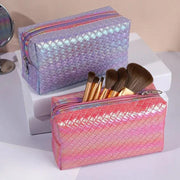 waterproof pu travel cosmetic bag, view 6 - MRSLM