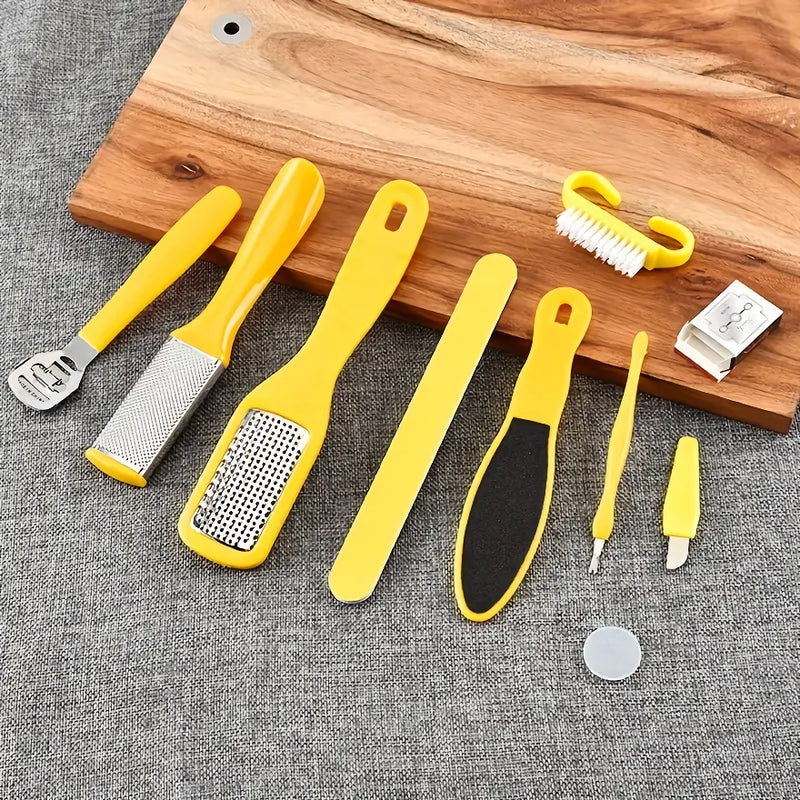 professional 10-piece pedicure tool set, view 3 - MRSLM