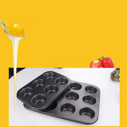 12-cup metal cake mold, view 4 - MRSLM