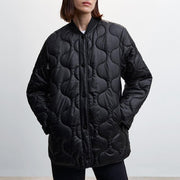 women's quilted padded coat, view 4 - MRSLM