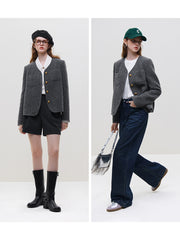 office french style tweed jacket, view 6 - MRSLM