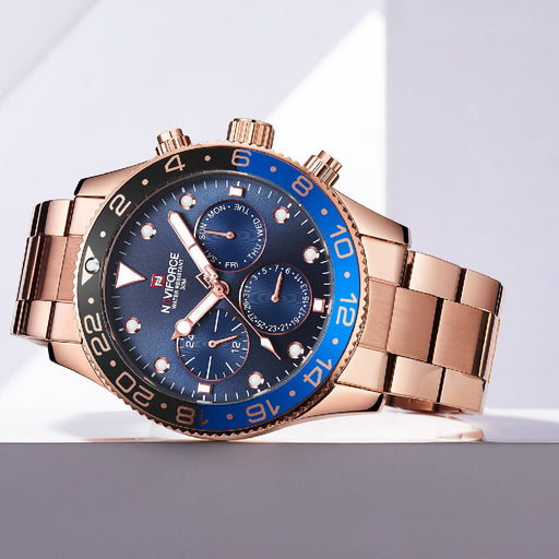 Men's steel strap quartz watch - MRSLM