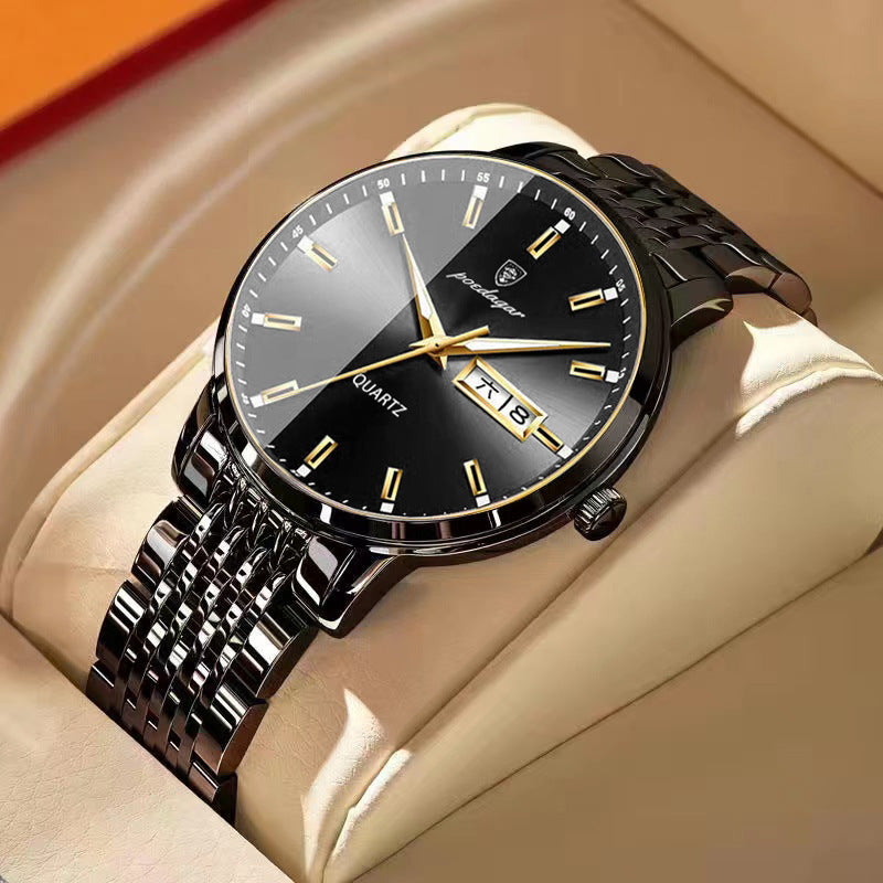 men's business quartz watch, view 7 - MRSLM