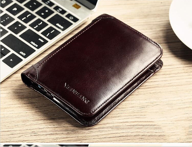 first layer leather wallet, view 11 - MRSLM
