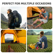 inflatable camping mattress with pillow and pump, view 7 - MRSLM