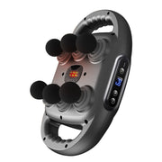 fascia massage gun with 6 heads, view 3 - MRSLM