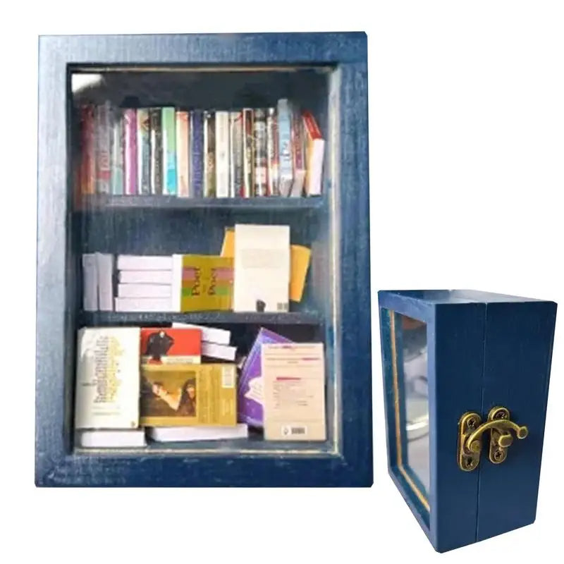 Mini Shake Bookshelf Desk Ornament