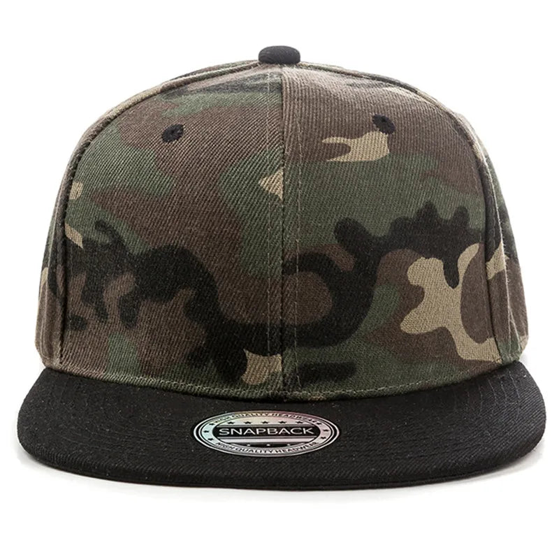 flat brim snapback baseball cap, view 12 - MRSLM