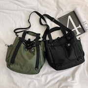 canvas cargo shoulder bag, view 3 - MRSLM