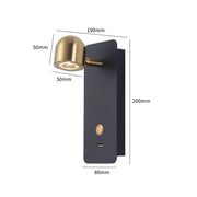 Nordic simple LED wall lamp, view 2 - MRSLM