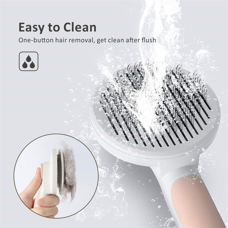 2-in-1 cat and dog grooming brush, view 5 - MRSLM