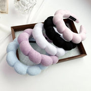 fluffy sponge headband for women, view 13 - MRSLM