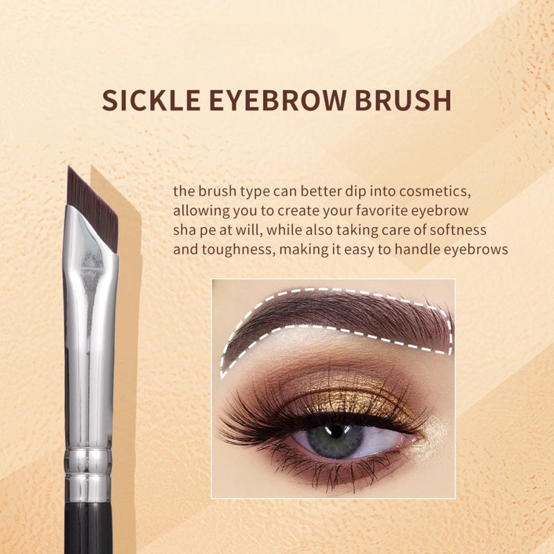 angled precision eyeliner brush set, view 3 - MRSLM