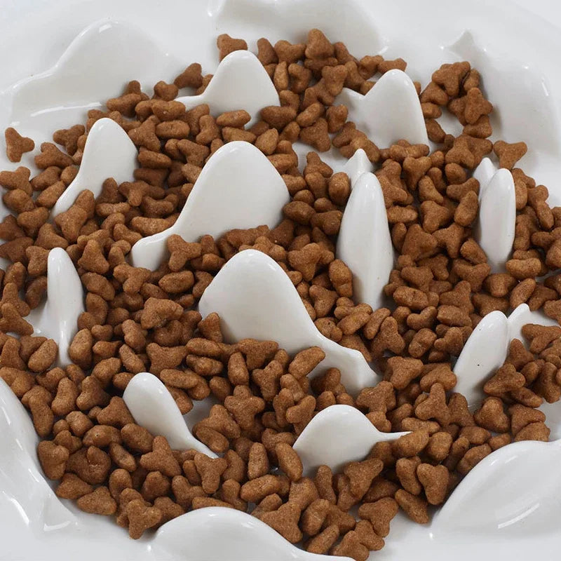 Ceramic slow eating bowl, view 6 - MRSLM
