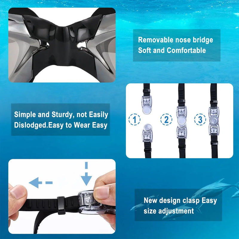 professional swimming goggles for adults, view 11 - MRSLM