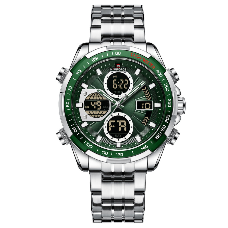 men's dual display sports watch, view 3 - MRSLM