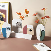 ceramic face vase, view 9 - MRSLM