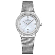 simple ladies diamond watch, view 5 - MRSLM