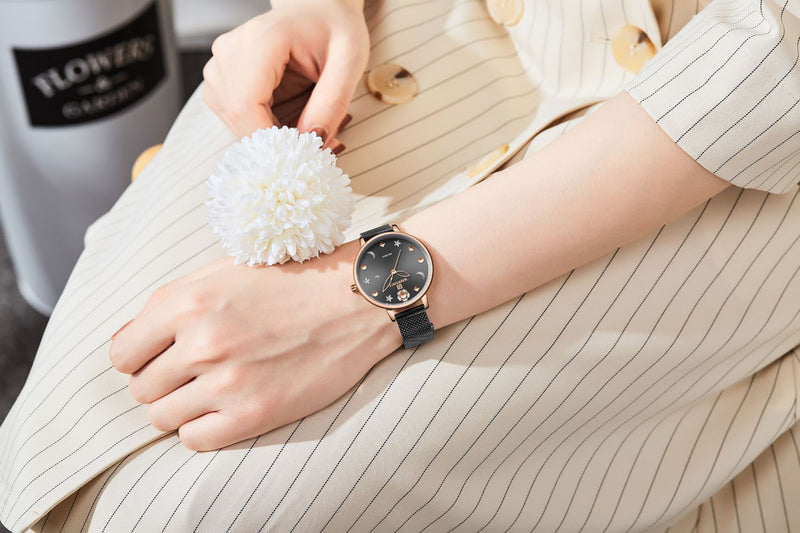starry sky ladies watch, view 3 - MRSLM