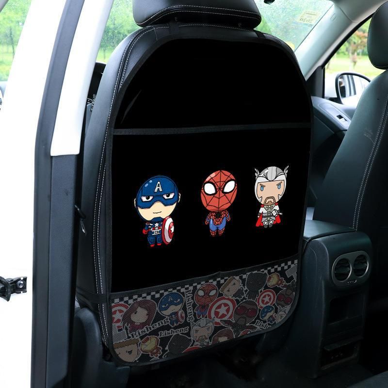 kids car seat protector with pockets - MRSLM