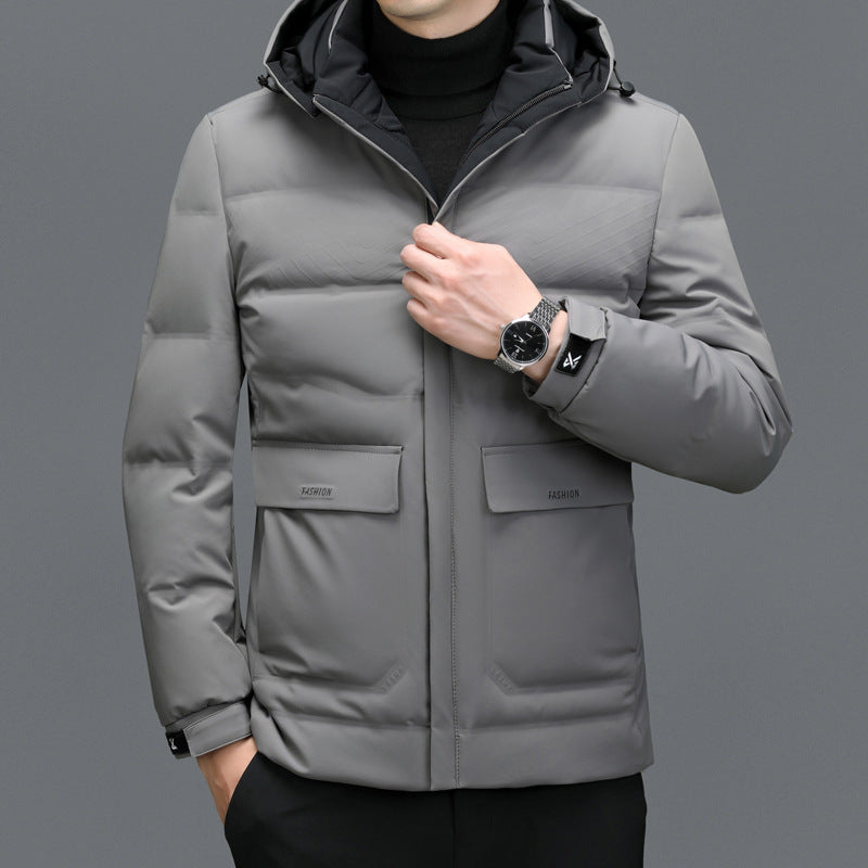 men's thick down jacket, view 4 - MRSLM