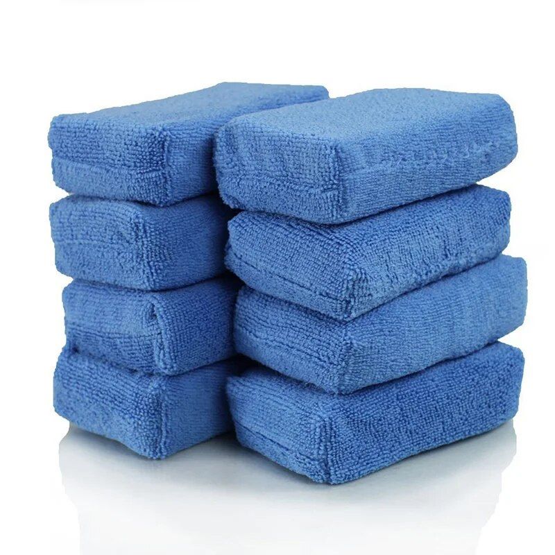 microfiber car wax polishing sponge pads, view 2 - MRSLM