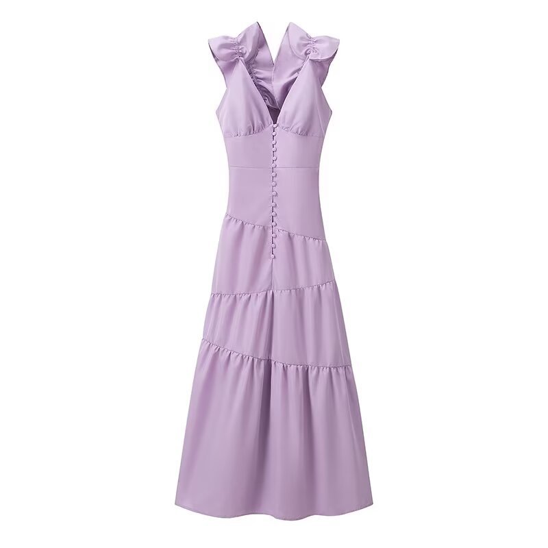 women's retro flower dress, view 6 - MRSLM