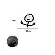 reflective cartoon car sticker, view 3 - MRSLM