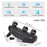 top tube bike bag, view 4 - MRSLM