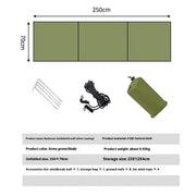 outdoor stove camping windshield screen, view 10 - MRSLM